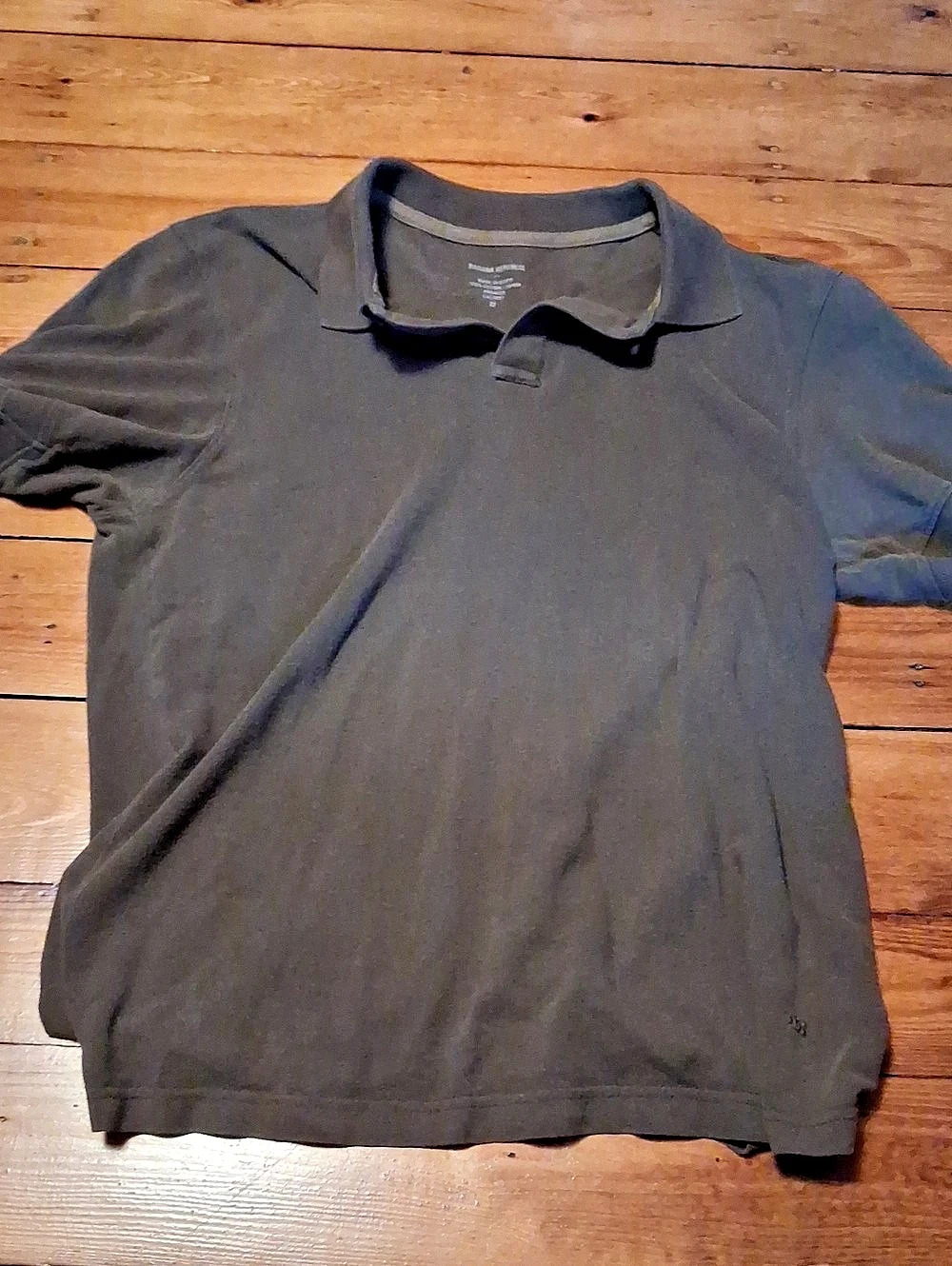 Banana Republic Men's Short Sleeve Polo Gray/Olive